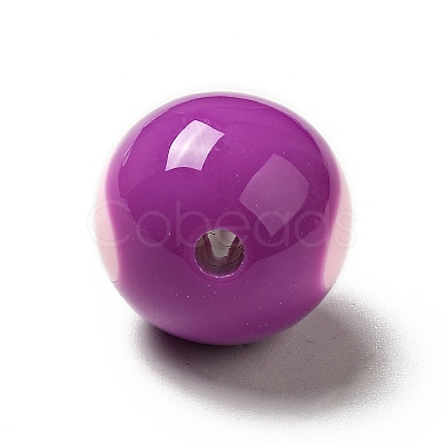 Two Tone Opaque Acrylic Beads SACR-K003-03D-1