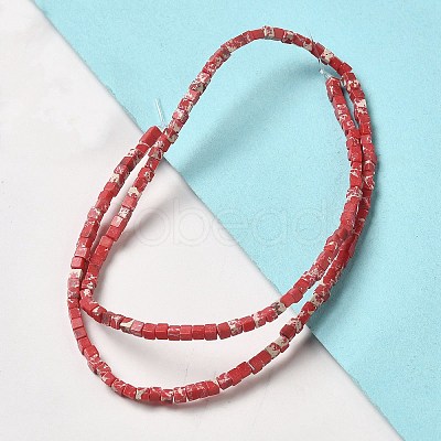 Synthesis Imperial Jasper Beads Strands G-B064-A42-1