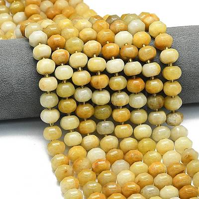 Natural Topaz Jade Beads Strands LS-G-P573-B15-01-1