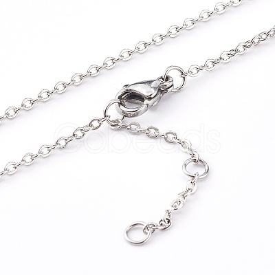 Brass Micro Pave Clear Cubic Zirconia Pendant Necklaces NJEW-JN03341-01-1