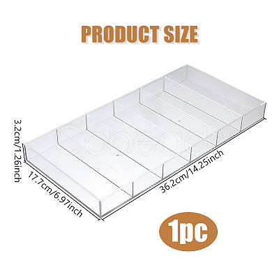6-Slot Acrylic Sun Glasses Storage Tray ODIS-WH0025-235-1