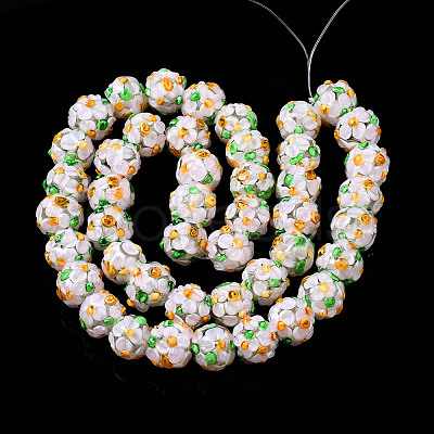 Handmade Lampwork Beads Strands LAMP-N021-015A-06-1