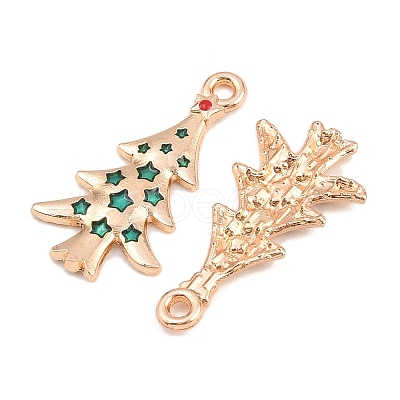 Christmas Theme Alloy Enamel Pendants FIND-I065-02E-KCG-1