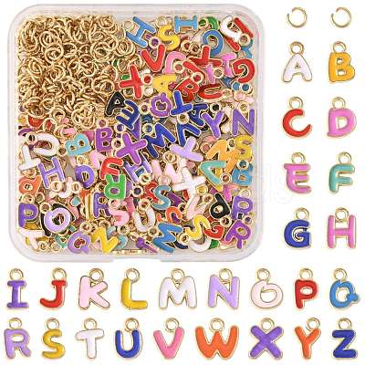 200Pcs Alloy Enamel Pendants ENAM-FS0003-59-1