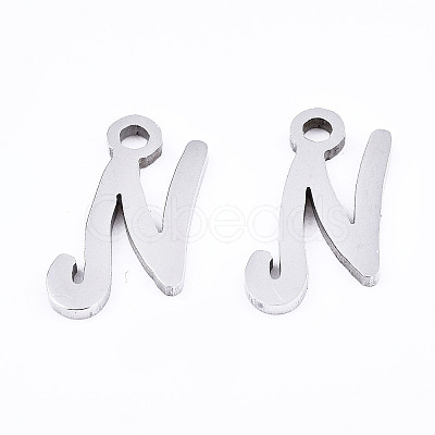 Non-Tarnish 201 Stainless Steel Charms STAS-T044-217P-N-1