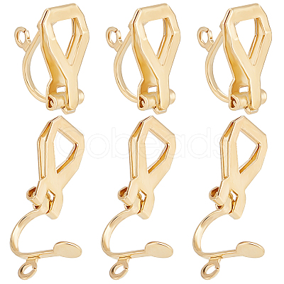 40Pcs 304 Stainless Steel Clip-on Earring Findings STAS-BBC0003-39-1