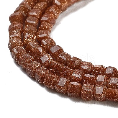 Synthetic Goldstone Beads Strands G-H042-B36-01-1