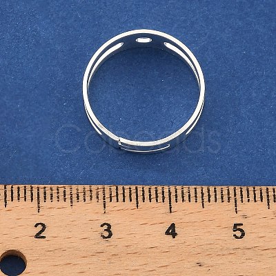 316 Surgical Stainless Steel Ring Band for Jewelry Making STAS-C125-03S-1