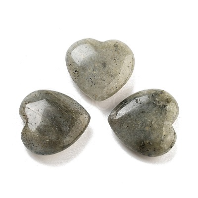Heart Natural Labradorite Palm Stones G-C134-06A-17-1