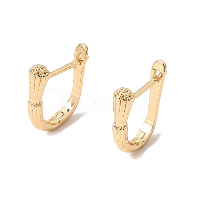 Brass Hoop Earrings for Women KK-CBACA55-05G-1