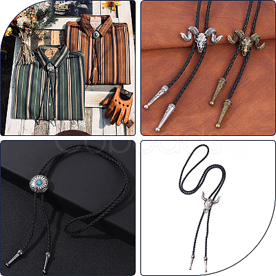DIY Bolo Tie Making Kit DIY-GF0010-35P-1