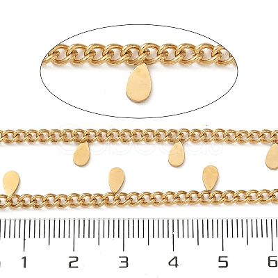 304 Stainless Steel Curb Chains CHS-K017-08D-G-1
