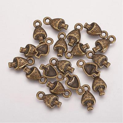 Tibetan Style Alloy Pendants TIBEP-0368-AB-FF-1