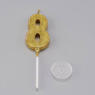 Paraffin Golden Candles DIY-K028-A-08-1