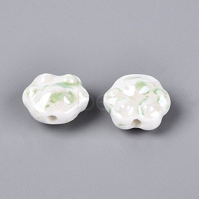 Handmade Porcelain Beads PORC-N012-08B-1
