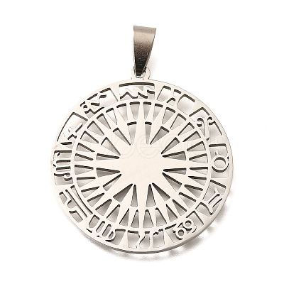 201 Stainless Steel Pendants LS-STAS-R152-01P-02-1