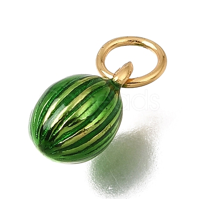 Brass Enamel Pendants KK-G605-09G-03-1