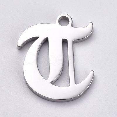304 Stainless Steel Pendants STAS-CJC0001-22T-1