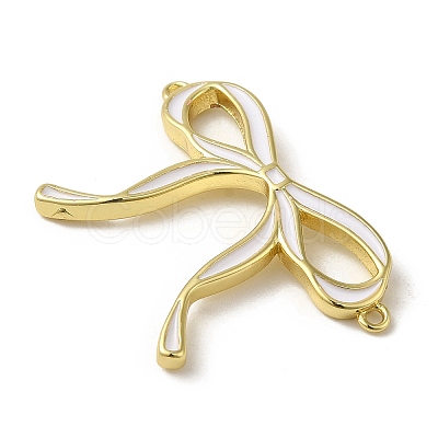 Brass Enamel Connector Charms KK-D098-01G-03-1