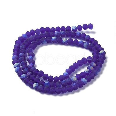 Transparent Glass Beads Strands EGLA-A034-T4mm-MB06-1