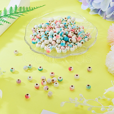 200Pcs Handmade Porcelain Beads PORC-TA0001-60-1