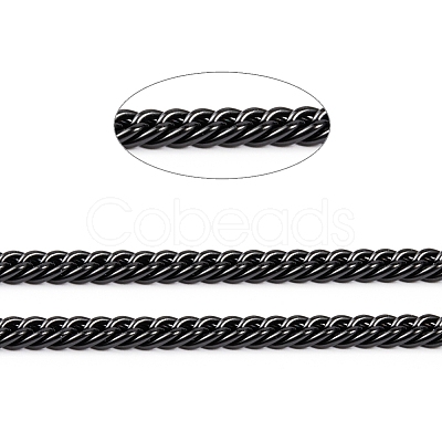 304 Stainless Steel Cuban Link Chains STAS-N0013-21B-1