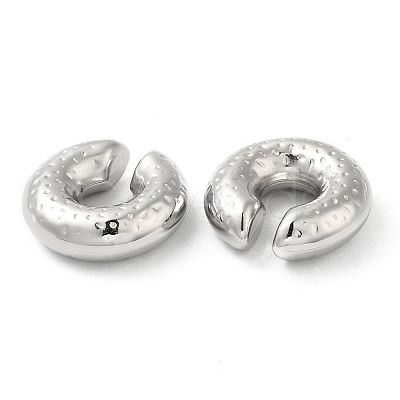 Non-Tarnish 304 Stainless Steel Cuff Earrings EJEW-Z022-01P-1