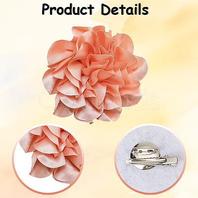 1Pc Polyester Brooches JEWB-CN0001-07E-1
