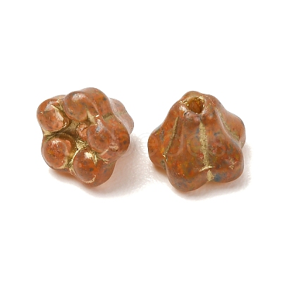 Handmade Lampwork Bead Caps LA-CBAA1BE-02B-1