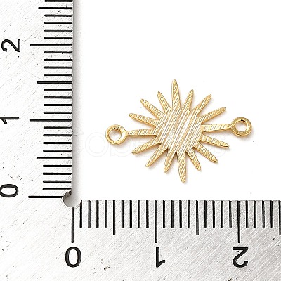 Brass Connector Charms KK-O100-07G-1