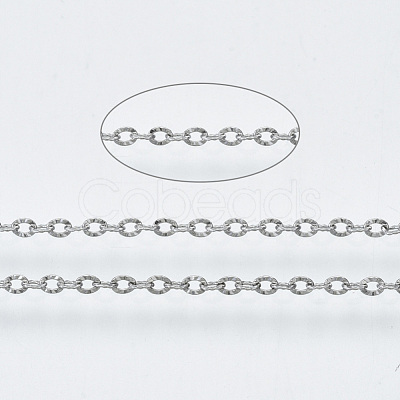 Tarnish Resistant 304 Stainless Steel Chains CHS-S001-12B-P-1