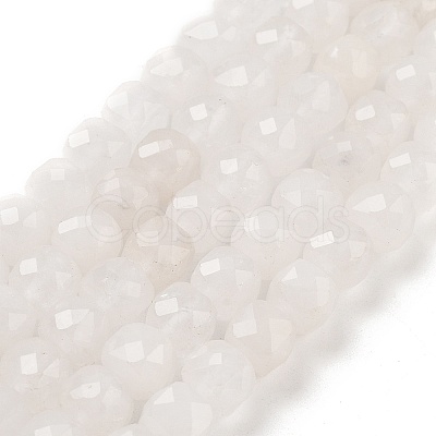 Natural White Jade Beads Strands G-H028-A09-17-1