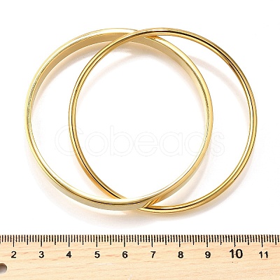 304 Stainless Steel Bangles BJEW-V004-01G-1