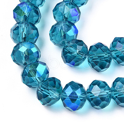 Electroplate Glass Beads Strands LS-EGLA-A034-T4mm-L25-1