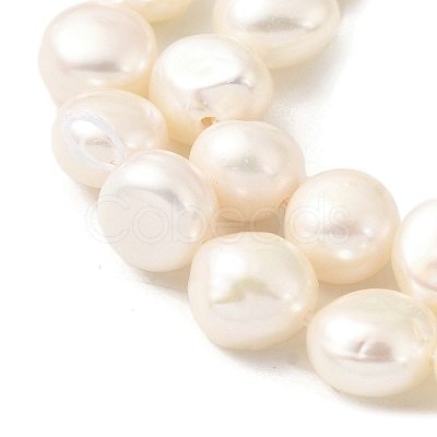 Natural Cultured Freshwater Pearl Beads Strands PEAR-A006-09F-1