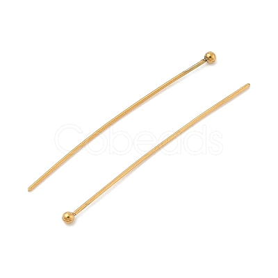 304 Stainless Steel Ball Head Pins X-STAS-F312-19G-02-1