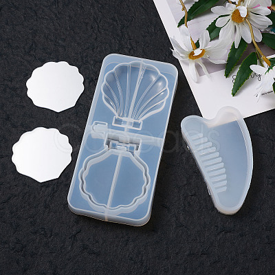 DIY Comb & Mirror Silicone Molds Sets DIY-TA0008-44-1