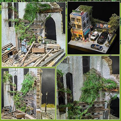 Resin Simulation Root Vine Vegetation Model DIY-WH20053-65E-1