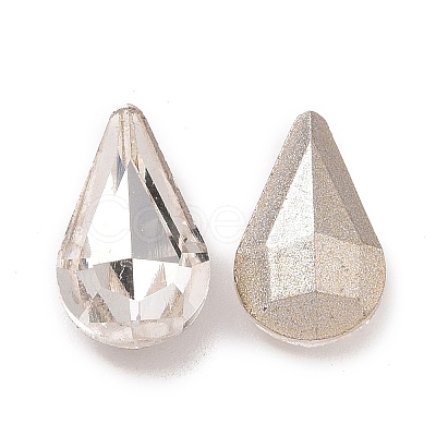 Glass Rhinestone Cabochons GGLA-P002-07C-01-1