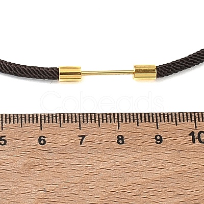 Adjustable Nylon Cord Necklace Making KK-CBACFA2-02G-30-1