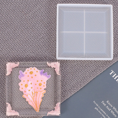 Silicone Cup Mats Molds DIY-G009-21-1