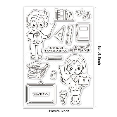 PVC Plastic Stamps DIY-WH0167-56-658-1