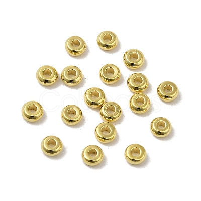 Rack Plating Brass Spacer Beads KK-P246-04G-1