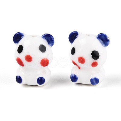 Handmade Porcelain Bead Strands PORC-N011-02C-1