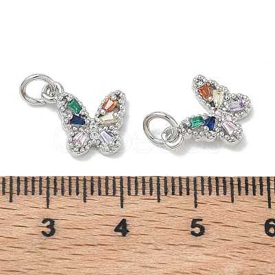 SHEGRACE Brass Pave Clear Cubic Zirconia Pendants XGRQ3Q921-628P-A-1