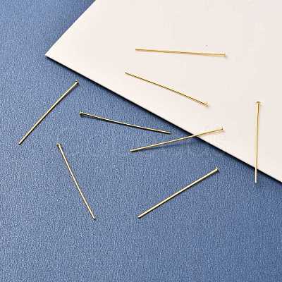Brass Flat Head Pins KK-F824-114D-G-1
