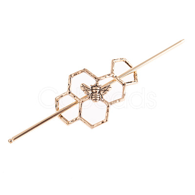 Alloy Hair Sticks OHAR-PW0001-376AG-1