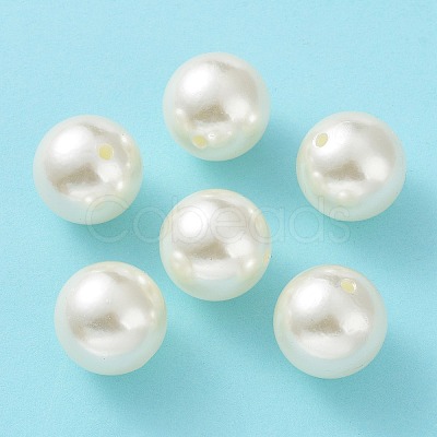 Imitated Pearl Acrylic Beads PACR-24D-12-1