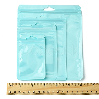 40Pcs 4 Styles Macaron Color Plastic Yin-yang Resealable Bags OPP-FS0001-18D-1