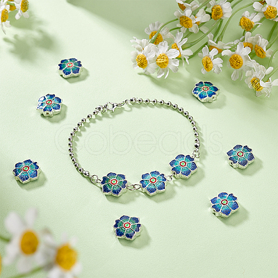 20Pcs Alloy Enamel Beads ENAM-PH0002-92-1